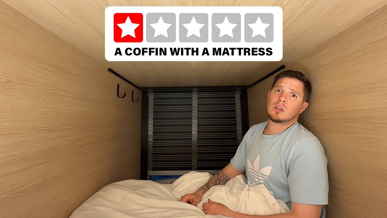 Overnight in London's BRAND NEW capsule hotel (weird experience)