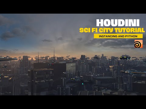 Sci-Fi City in Houdini Tutorial | FREE Project File + USD Workflow