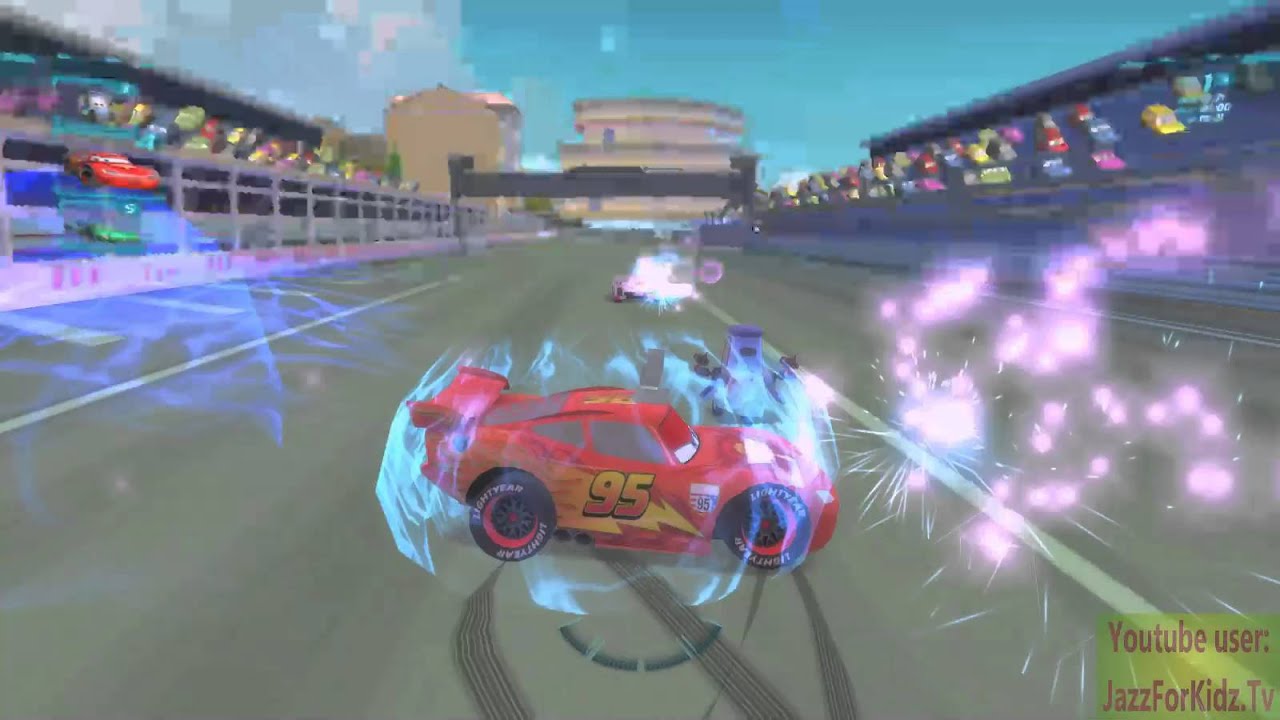 Disney Pixar Cars Game Lightning McQueen Race session 6 YouTube