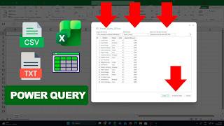 Power Query: Loading Data into the Editor (TXT, Tables, CSV, and Excel Files) | Excel | Lesson 141