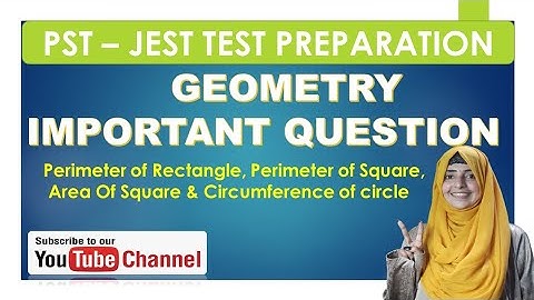 How To Solve Geometry Question In PST - JEST Test || Important Question | By Farina Memon
