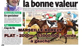 27 février 2024. ///MARSEILLE BORELY MARSEILLE BORELYPLAT - 2000m - 53000.00€ - Corde à gauche