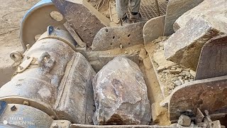 : "Big Rock Crushing Masheion"A gaint at work:Big stone crashing:a gaint in action:Paworfull pross...