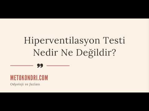 Hiperventilasyon Testi Nedir Ne Değildir?