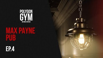 Creating 3D Game Environment | Max Payne Pub | Ep.4 | Blender Game Asset Modeling Lamp |