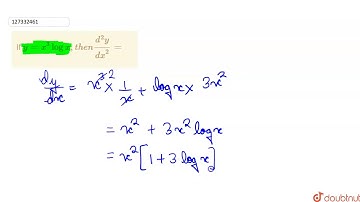 If ` y= x^(3)log x,then ( d^(2)y)/(dx^(2)) =`