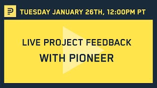 Live Project Feedback with Daniel Gross | January 26, 2021