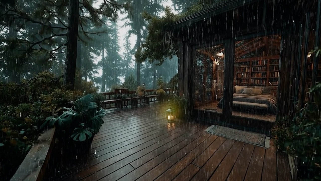 3 Hours Forest Rain for Deep Sleep | Relaxation, Insomnia Relief & Stress Healing