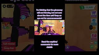 Late Sugarfest giveaway + boosting my Discord server! 😎#roblox #adoptme #trending #viral #fyp