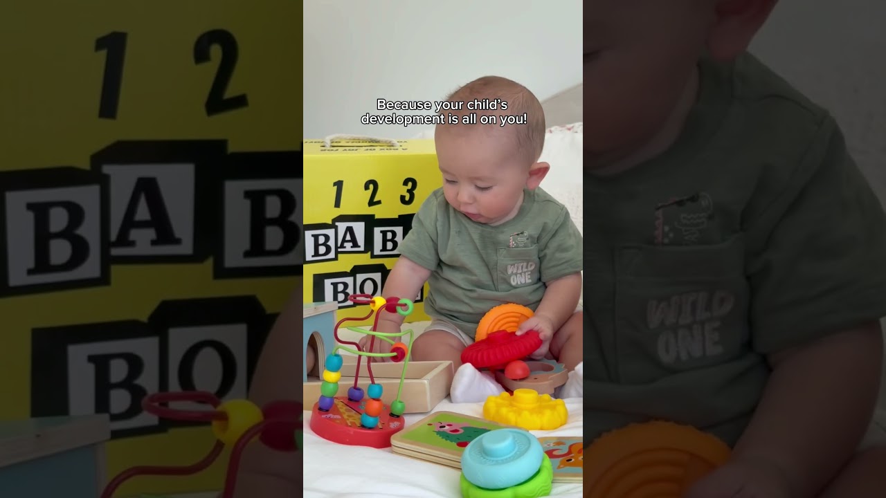 How to raise a genius? 🧠 Start early with 123 Baby Box—smart play made simple! 💡📦