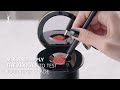 Tutorial rouge sur mesure personal lipstick maker calibrating cartridges  beauty tech  ysl beauty