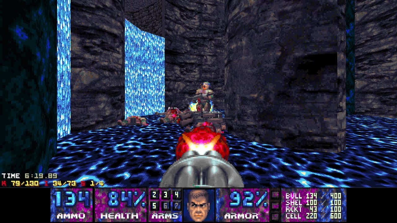 Doom 2 - DBP73: Narcoleptic Strata (Map 9: Strange Worlds): UV-Fast 100% Blind (Map Author: matador)