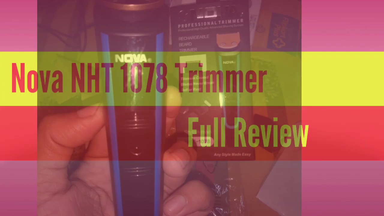 nova nht 1078 trimmer