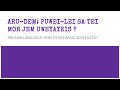 CONLANG SHOWCASE: ARUSIAN - BASIC SENTENCES #arusian #conlang #conlanging #linguistics #phrasebook
