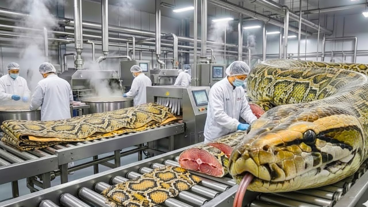 Inside the Modern Snake Leather Factory: The Incredible Process You’ve Never Seen