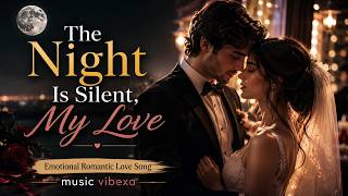 The Night Is Silent My Love | Emotional Romantic Song | Heart Touching English Lyrics | music vibexa screenshot 1