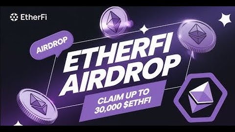 Crypto Airdrop : EtherFi Airdrop Season 3 | ETHERFI Airdrop Up To 15000$ ETHFI