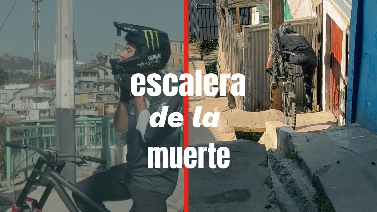 PEDRO FERREIRA BAJANDO ESCALA DE LA MUERTE EN BICICLETA