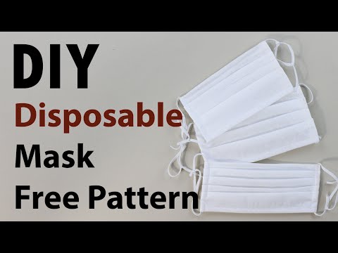 DIY Disposable Mask FREE PATTERN