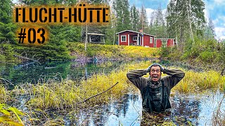 Thumbnail for Was lebt im TEICH der FLUCHTHÜTTE? | Schornstein + Toilette reparieren | Survival Mattin