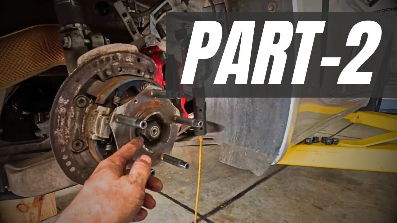 718 Porsche Cayman Rear Wheel Bearing Failure Detection and Replacement | Part-2 | One Nine Racing