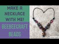 Cluster Necklace Tutorial - Beebeecraft Beads