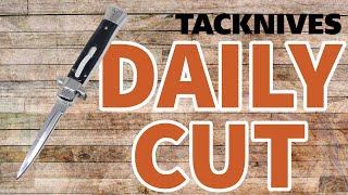 TacKnives Daily Cut: Double Action OTF Knives Italian Stiletto 9 OTF STMB1