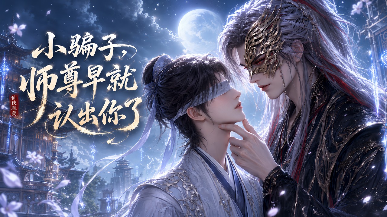 【双男主漫剧】P4《小骗子，师尊早就认出你了》#漫剧 #双男主 #ai #短剧 #糖糖耽美馆