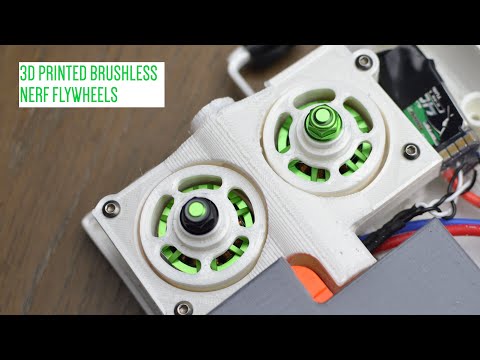Nerf Flywheel 3D Printed