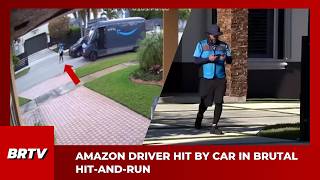 Delivery Gone Wrong: Amazon Driver Hit by Car in Brutal Hit-and-Run