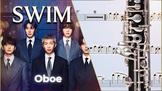SWIM – BTS | Oboe Cover &amp; Sheet Music 🎶 (Scrolling Score)