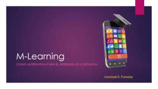 E-Learning, B-Learning, M-Learning