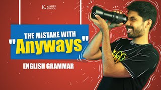 The Mistake with "Anyways" | Most Common English Mistakes | Ayman Sadiq