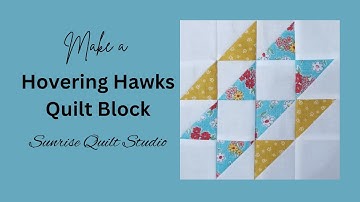 Hovering Hawks Quilt Block