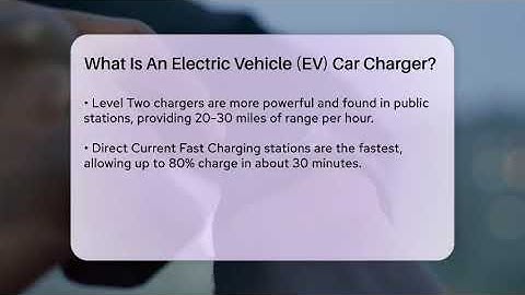 What Is An Electric Vehicle (EV) Car Charger? - Talking Tech Trends