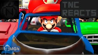 T-N-C: Reacts to SMG4S Mario Gets Stuck In Traffic