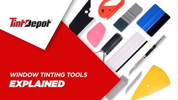 Window Tinting Tools Explained for Beginners