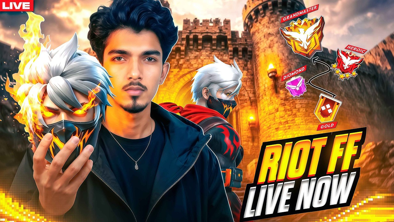 I’m Finally LIVE With FACE CAM 😳🔥RIOT FF | First Ever Facecam Live | FREE FIRE MAX