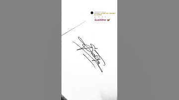 How to design your amazing signature ✨ Name: Suchitra#shorts #signature