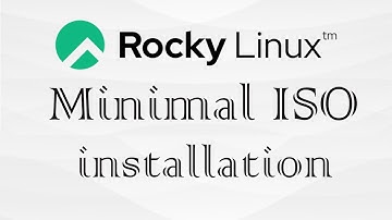 Rocky Linux 8.5 installation through minimal ISO