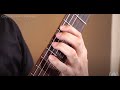 How to fix your left hand position on the classical guitar