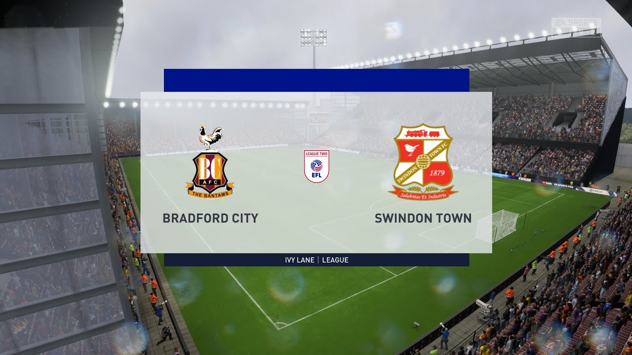 FIFA 23 Bradford City VS Swindon Town YouTube