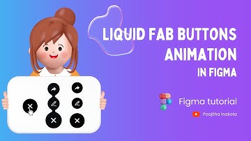 Liquid Fab buttons Animation in Figma | Figma tutorial | Figma Animation