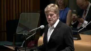 Robert Redford, Actor and longtime conservationist at the High-level event on Climate Change