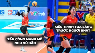 Ngọc nữ Hoàng Thị Kiều Trinh: Màn trình diễn đỉnh cao giúp Việt Nam hạ gục chị đại nước Nhật