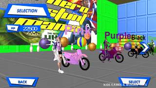 Super Heroes Bike Stunts Mania |Super Heroes Bike extreme Trials game #6 screenshot 5