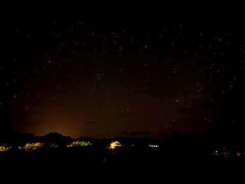 Royalty Free Stock Video - Starry sky at night time lapse - royalty free stock video footage