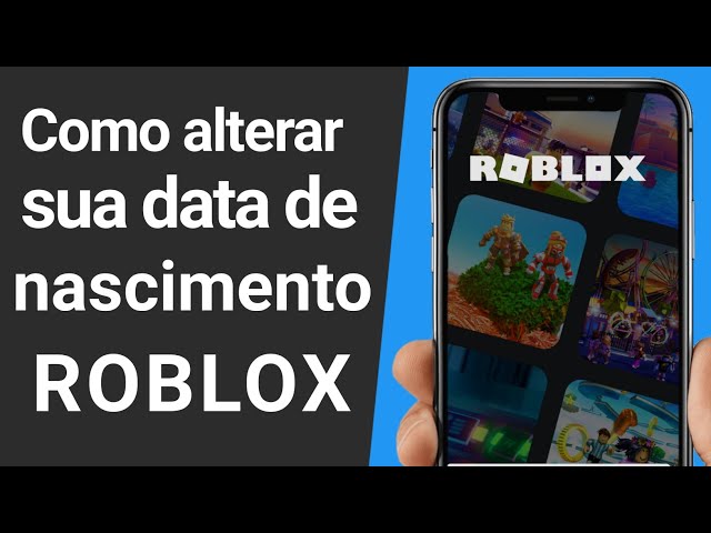 COMO ALTERAR SUA IDADE PARA NÃO CAIR NO NOVO BUG DO ROBLOX!