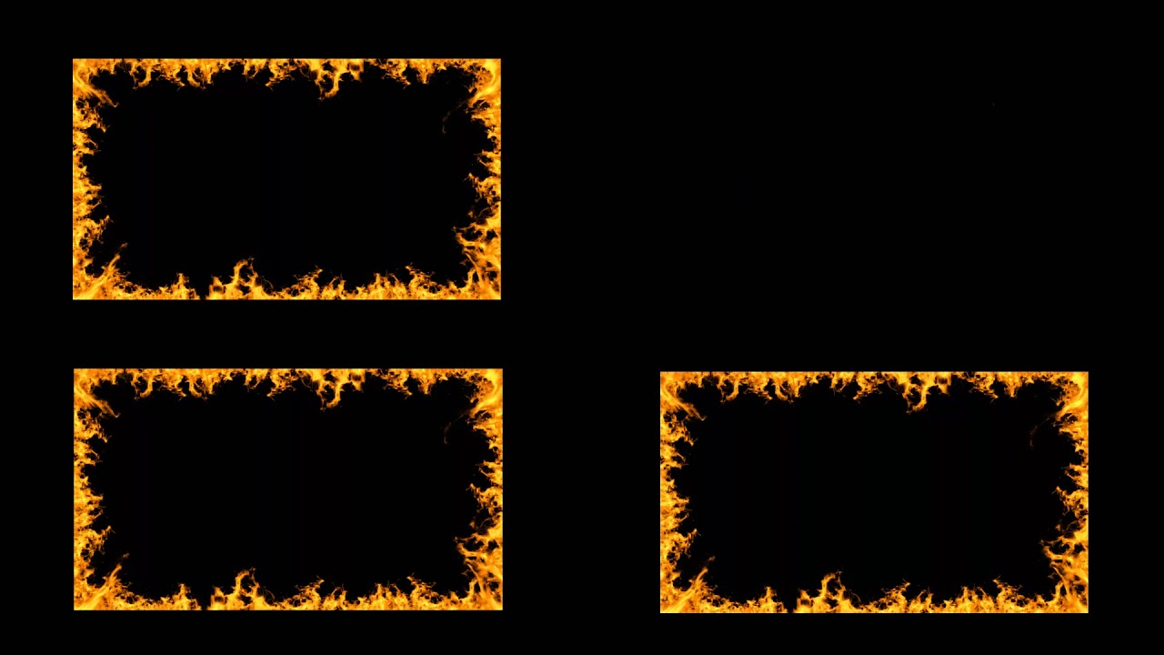 Fire Effect End screen | New 2021 Outro | Best template (No copyright) |