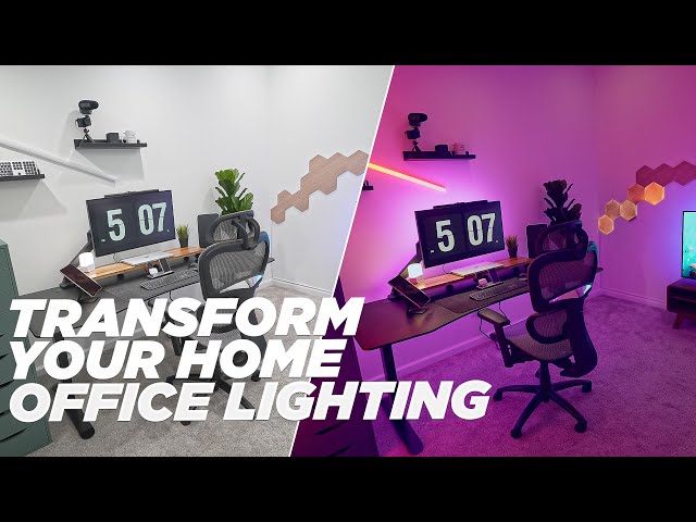 How We Added Remote Control Lights to Our Home Office